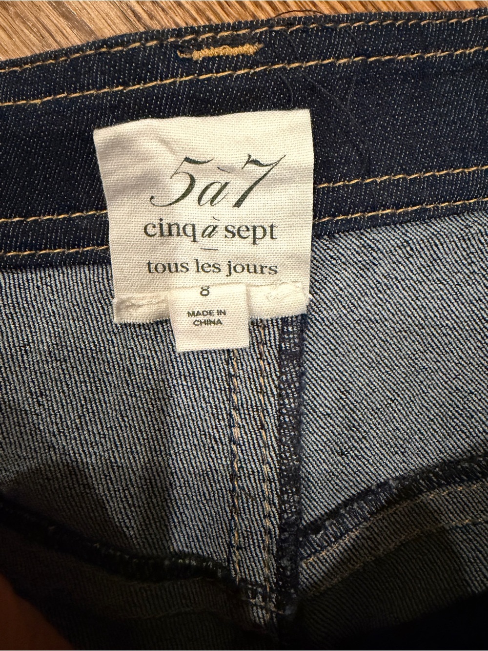 Betsy high rise wide leg indigo - Picture 6 of 9